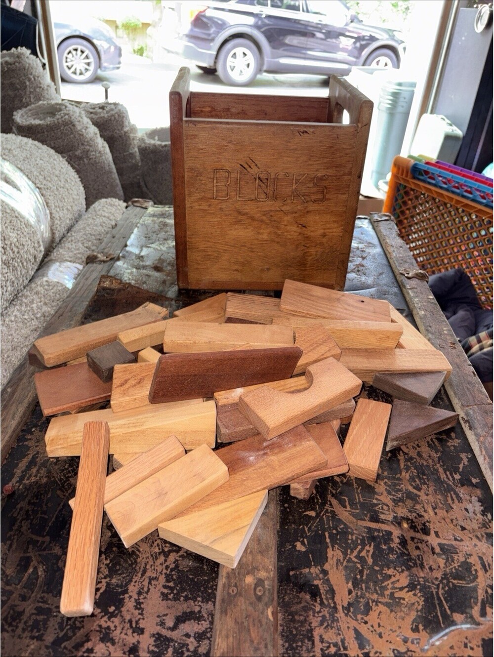 Vintage Classic 45+Wooden Building Block Set For Kids or Arts & Crafts